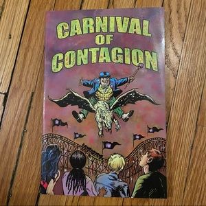 Graphic Novel, Carnival of Contagion, Paperback Book, Science Virology Education